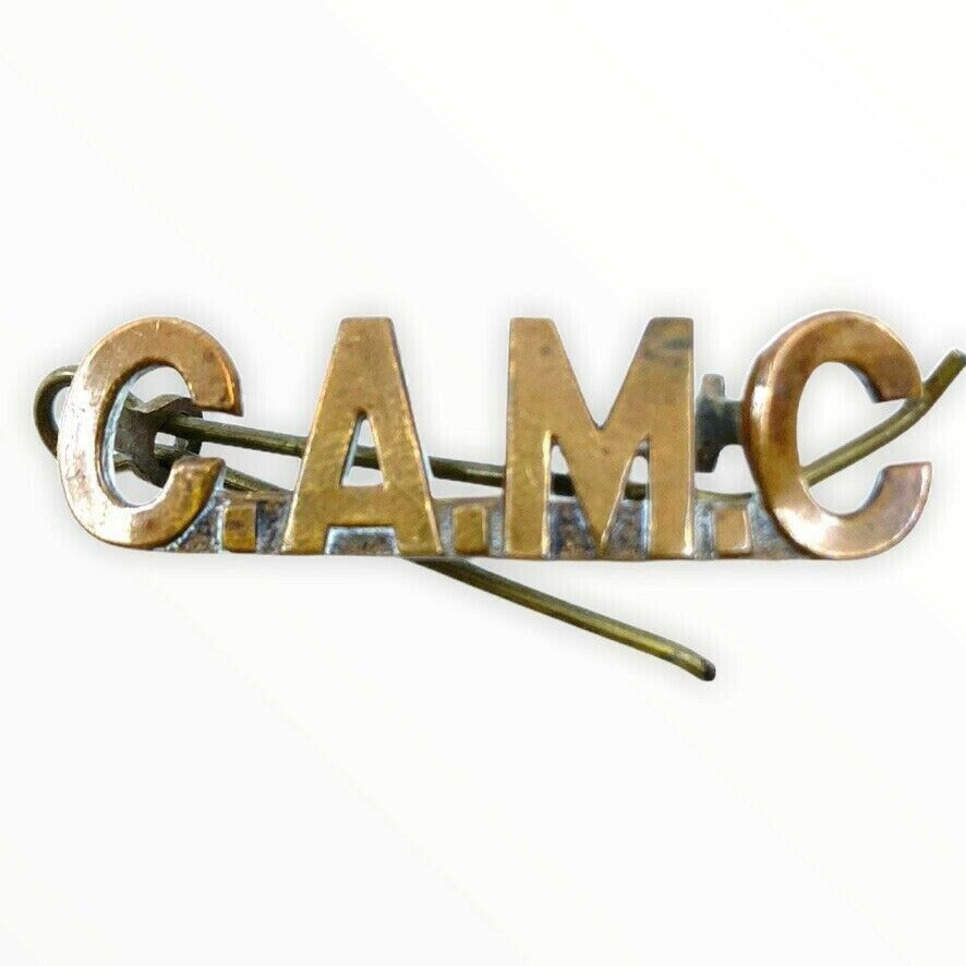 WW1 Canadian CEF CAMC Medical Corps Shoulder Title Single WW1 Canadian CEF CAMC Medical Corps Shoulder Title Single