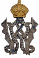 Canadian Militia Winnipeg Rifles Officers Cap Badge