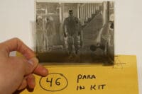 WW2 British Airborne Para Paratrooper in Kit Original Negative #46