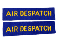 WW2 British Air Despatch Cloth Sleeve Title Insignia Pair