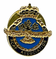 Royal Canadian Air Force RCAF Association Membership Pin Clutch Back