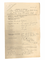 WW1 British Officers Kings Liverpool Regiment Record Of Service WW1 British Officers Kings Liverpool Regiment Record Of Service