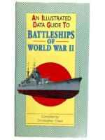 WW2 US British German Illustrated Data Guide Battleships Used HC Reference Book
