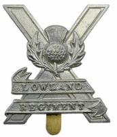 WW2 British Lowland Regiment Cap Badge