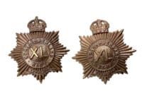 Canadian 40th Northumberland Regiment Collars Insignia Pair