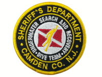 US Camden New Jersey Sheriff Department Underwater Search & Rescue Police Patch US Camden New Jersey Sheriff Department Underwater Search & Rescue Police Patch