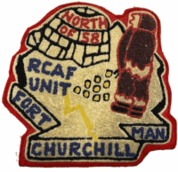 WW2 Canadian RCAF Unit Fort Churchill Manitoba Chenille Patch