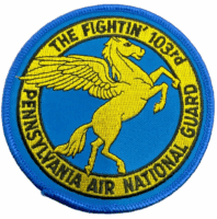US USAF Fighting 103rd Squadron Pennsylvania Air National Guard Patch Crest US USAF Fighting 103rd Squadron Pennsylvania Air National Guard Patch Crest