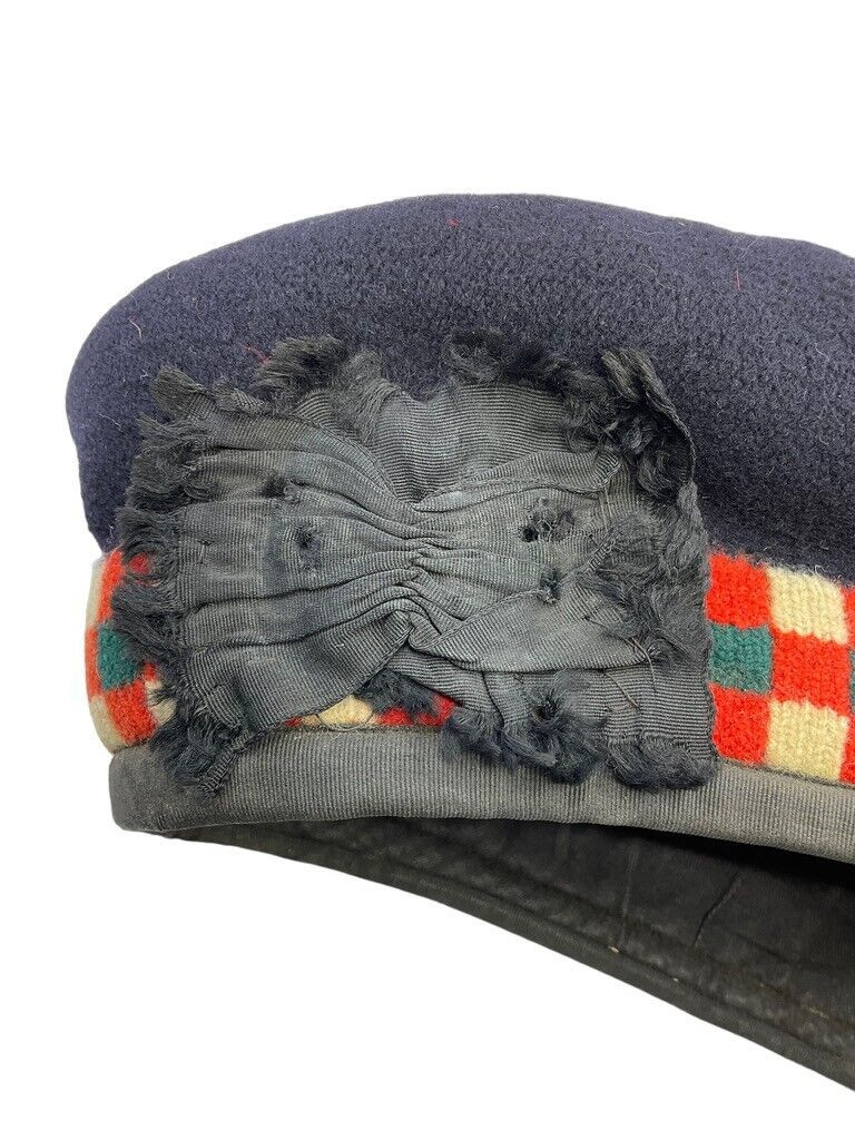 Canadian Highland Light Infantry HLI Diced Balmoral Size 7 1/4 Canadian Highland Light Infantry HLI Diced Balmoral Size 7 1/4