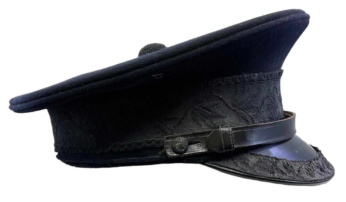 WW2 Canadian Halifax Rifles Senior Officers Transitional Peak Cap 7 1/4 WW2 Canadian Halifax Rifles Senior Officers Transitional Peak Cap 7 1/4