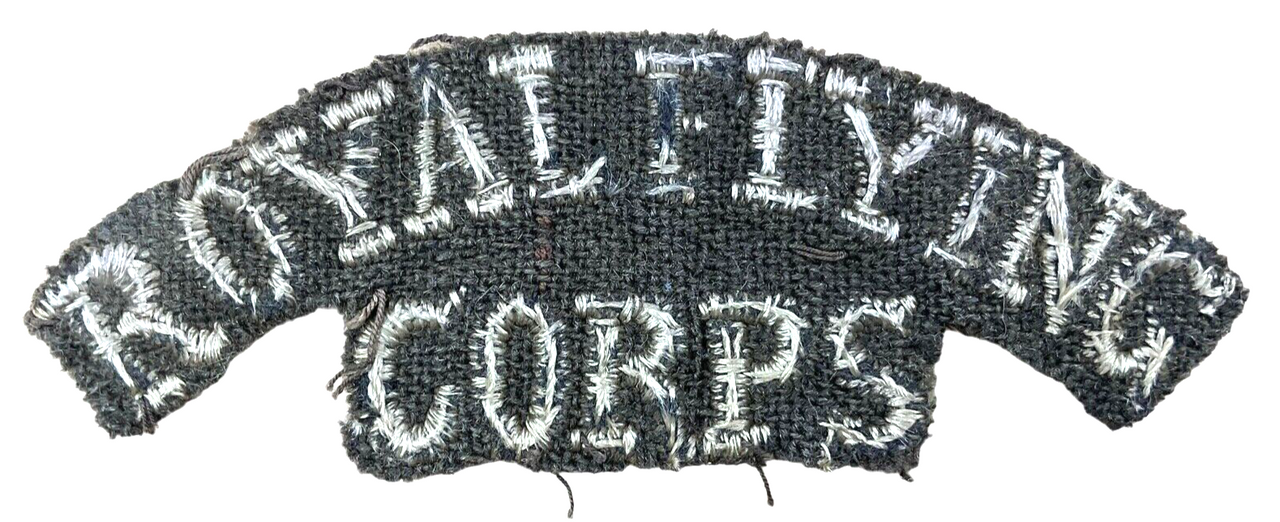 WW1 British Canadian RFC Flying Corps Shoulder Title Insignia WW1 British Canadian RFC Flying Corps Shoulder Title Insignia