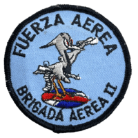Columbian Air Force Fuerza Aerea Brigada Aerea 2 Patch Crest