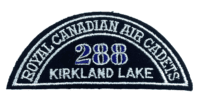 Canadian RCAC Air Cadets 288 Kirkland Lake Shoulder Title Insignia Patch