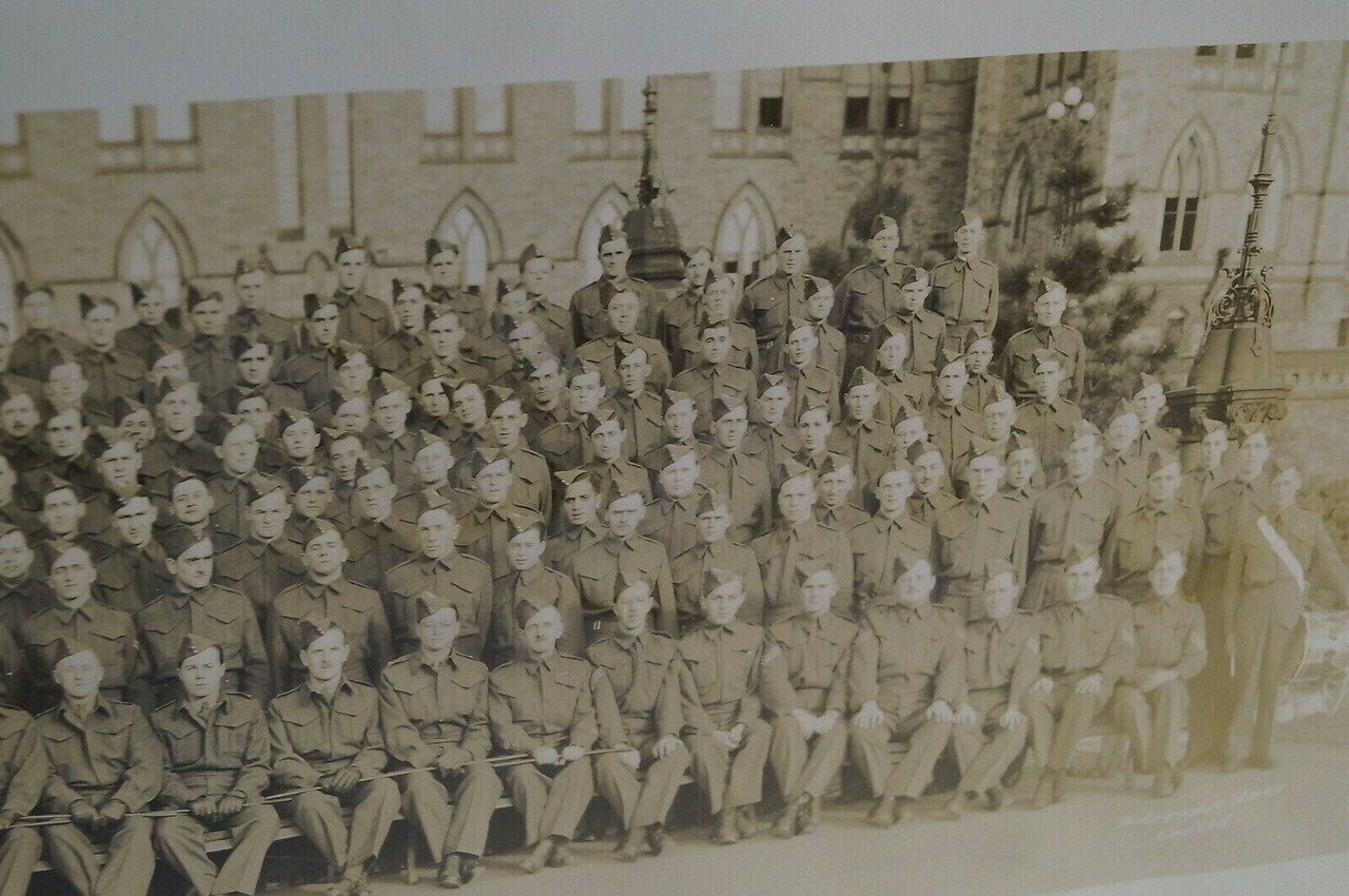 WW2 Canadian RCOC Ordnance Corps Yard Long Photo WW2 Canadian RCOC Ordnance Corps Yard Long Photo