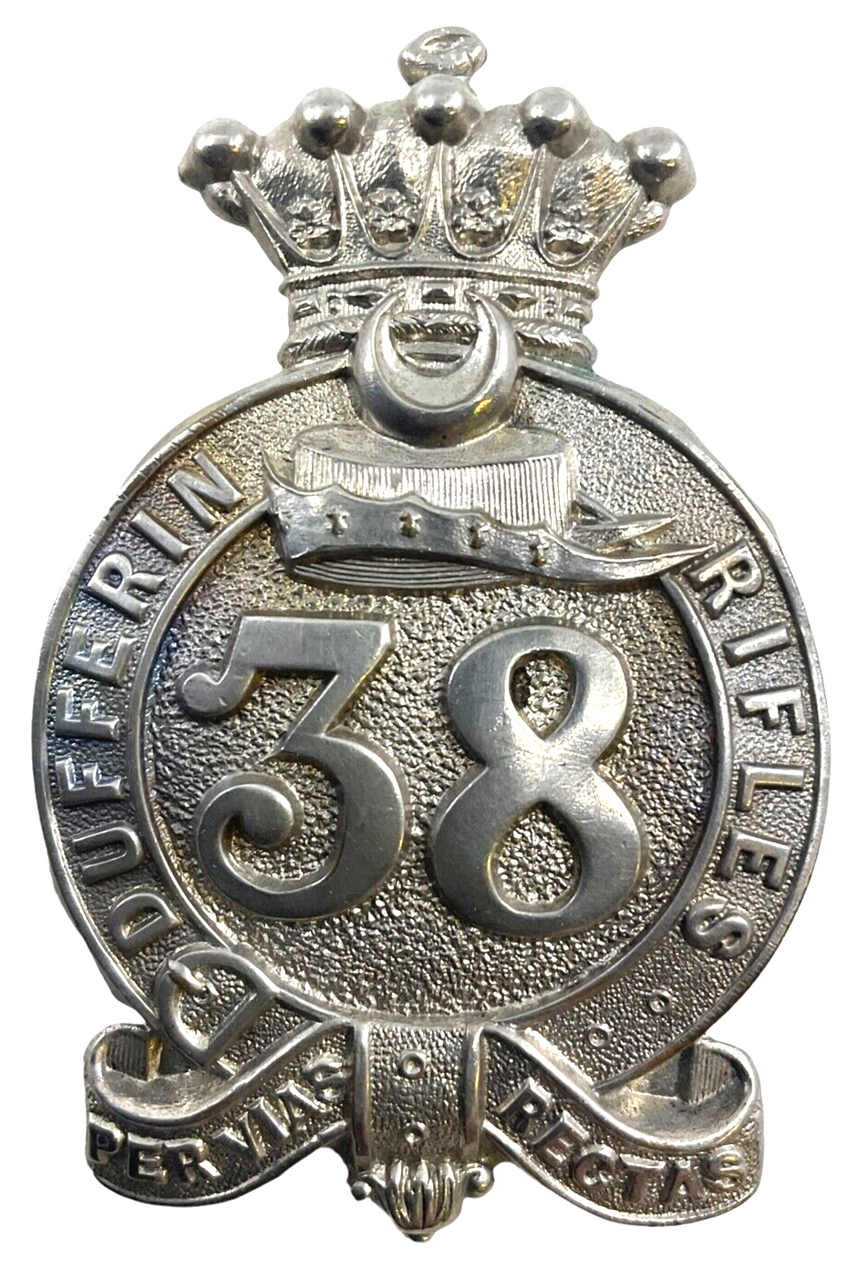 Canadian Militia 38th Dufferin Rifles Cap Badge Canadian Militia 38th Dufferin Rifles Cap Badge