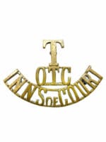 WW1 British BEF Inns of Court OTC Territorial Shoulder Title Single