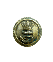 Victorian British Royal Navy RN Officers Small Hat Button Victorian British Royal Navy RN Officers Small Hat Button
