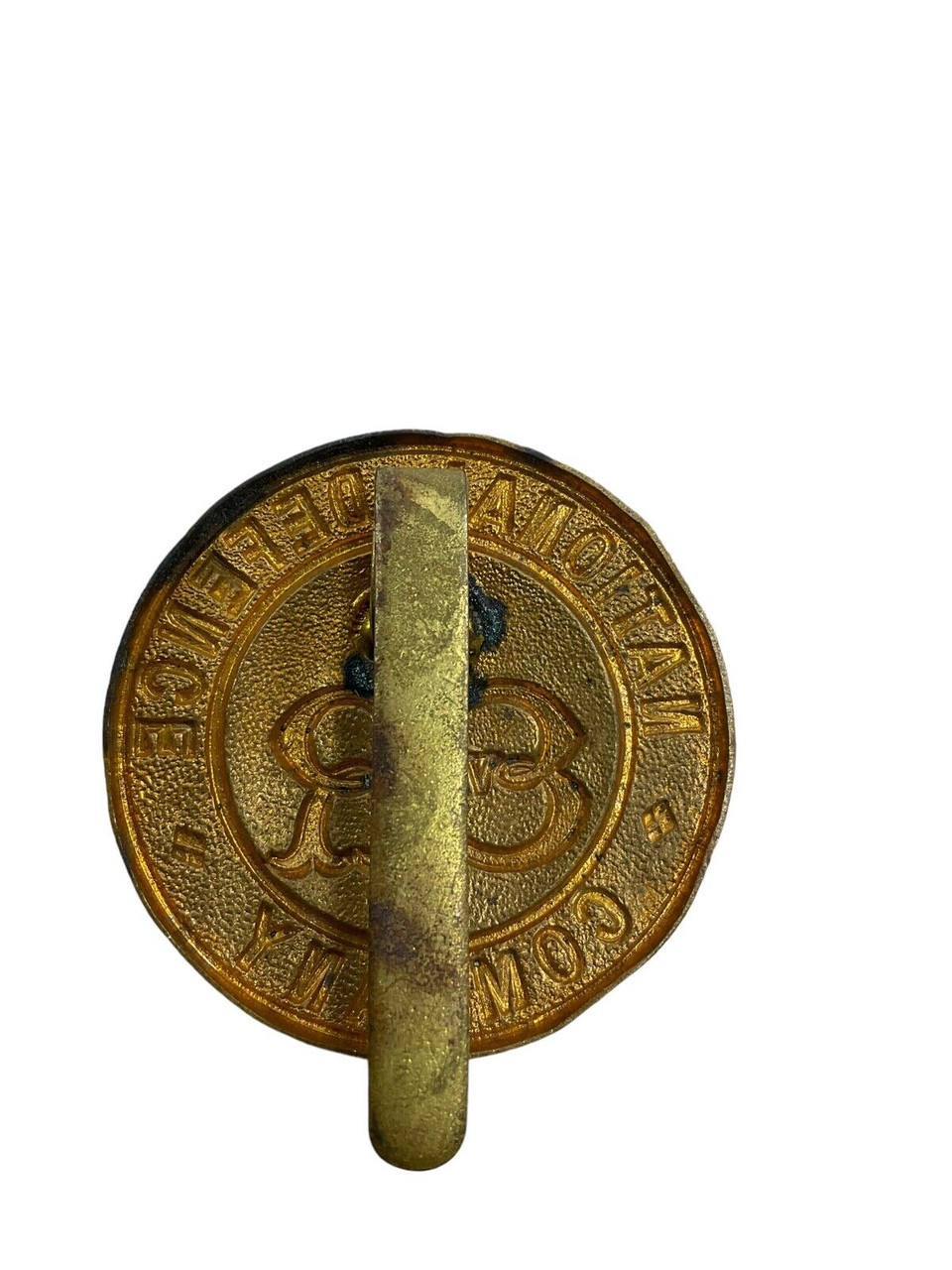 British Edward VIII National Defence Company Cap Badge British Edward VIII National Defence Company Cap Badge