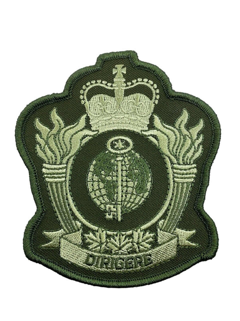 Canadian Forces RCAF CFANS Air Navigation School OD Heraldic Crest Patch Canadian Forces RCAF CFANS Air Navigation School OD Heraldic Crest Patch