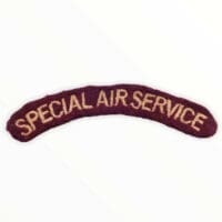 WW2 British SAS Special Air Service Cloth Shoulder Title Single RARE