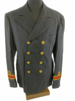 WW2 Canadian RCN Navy Medical Officers Double Breasted Jacket Medium Long