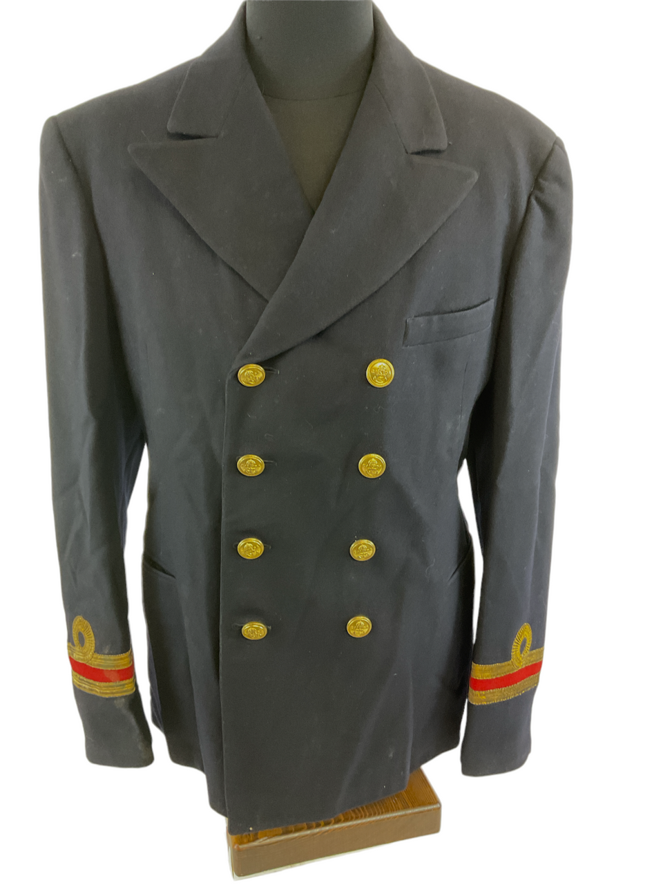 WW2 Canadian RCN Navy Medical Officers Double Breasted Jacket Medium Long WW2 Canadian RCN Navy Medical Officers Double Breasted Jacket Medium Long