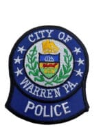 US City of Warren Pennsylvania Police Patch