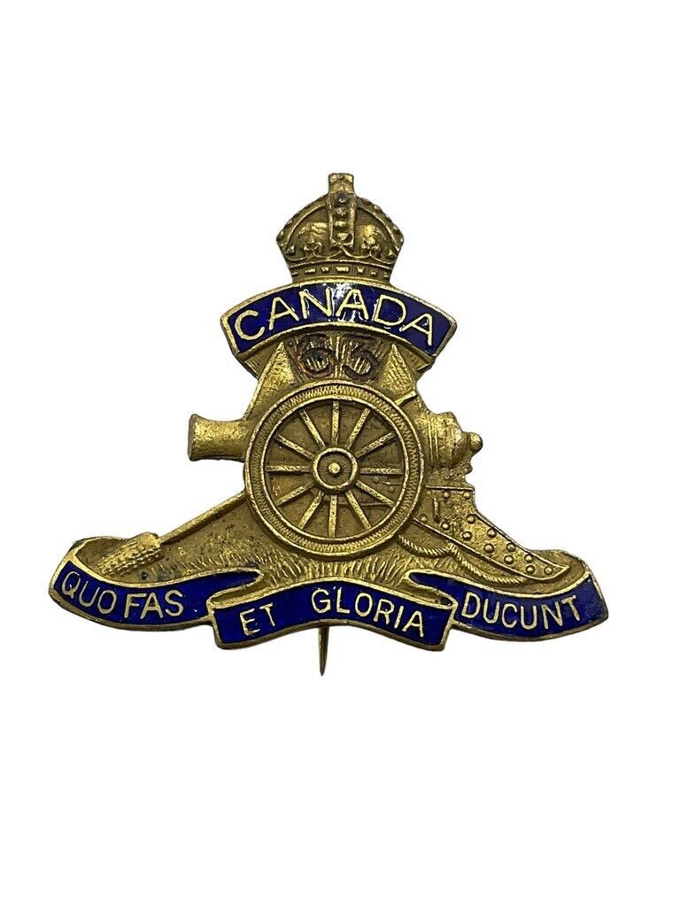 WW1 Canadian CEF 63rd Battery CFA Artillery Sweetheart Pin Badge WW1 Canadian CEF 63rd Battery CFA Artillery Sweetheart Pin Badge