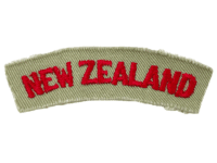 WW2 British New Zealand RAF NEW ZEALAND Tropical Shoulder Title Patch Insignia