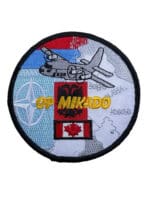 Canadian Forces RCAF Op Mikado NATO Kosovo Albania Squadron Patch Crest Canadian Forces RCAF Op Mikado NATO Kosovo Albania Squadron Patch Crest