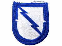 US Army Special Forces Airborne 187th AB 1st Btn Beret Flash Patch US Army Special Forces Airborne 187th AB 1st Btn Beret Flash Patch