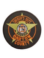 US Barton County Georgia Sheriff's Department Police Patch