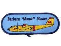 Canadian Forces RCAF Buffalo Barbara Munch Messer Colour Nametag Patch Vintage