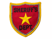 US Sheriffs Department Yellow Edge Police Patch US Sheriffs Department Yellow Edge Police Patch