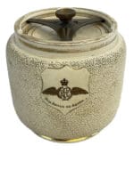 WW1 British RFC Royal Flying Corps Tobacco Jar 5 X 5 Inches