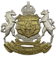 Canadian Kings Own Calgary Regiment Cap Badge