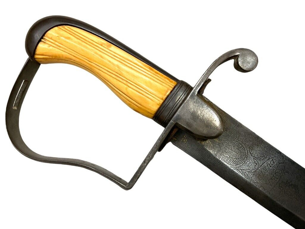 British 1796 Pattern Light Cavalry Kings 8th Irish Sword with Scabbard J Real British 1796 Pattern Light Cavalry Kings 8th Irish Sword with Scabbard J Real