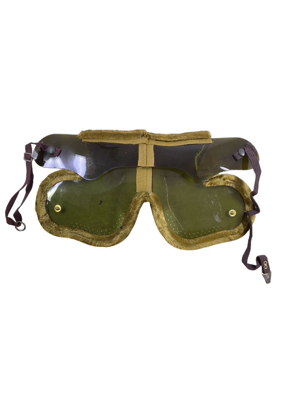 WW2 Canadian Dust Goggles In Leatherette Packet C Broad Arrow WW2 Canadian Dust Goggles In Leatherette Packet C Broad Arrow