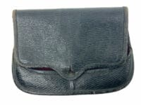 Victorian British Officer Foul Weather Leather & Velvet Cartouche Cover Victorian British Officer Foul Weather Leather & Velvet Cartouche Cover