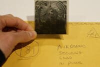 WW2 British Airborne Para Securing Load in Plane Original Negative #181