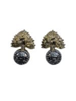 British Northumberland Fusiliers Stay Bright Collars Insignia Pair