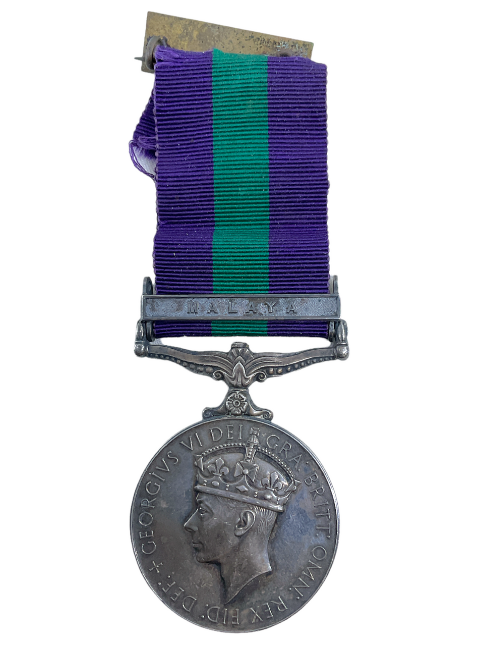 British General Service Medal & Malaya Bar SC Nordin Malayan Police British General Service Medal & Malaya Bar SC Nordin Malayan Police