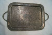 WW2 Canadian PWOR Princess Of Wales Own Regiment Presentation Silver Platter