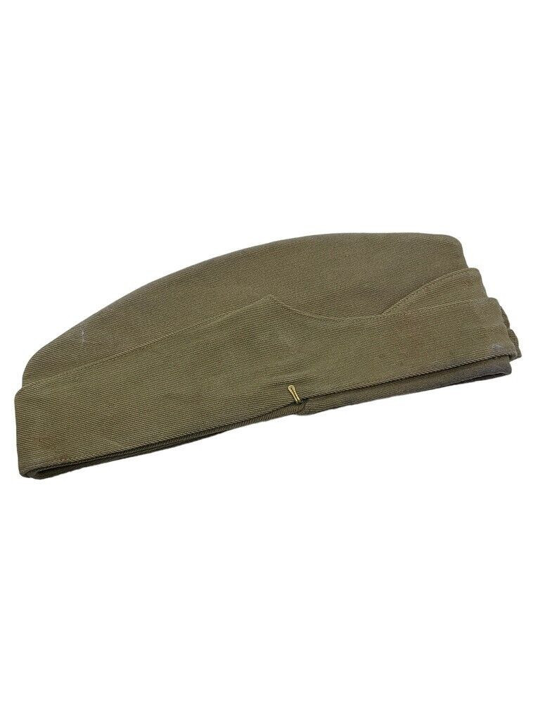 WW2 Canadian Le Regiment De Hull Khaki Wedge Cap Size 7 1/4 1944 Dated WW2 Canadian Le Regiment De Hull Khaki Wedge Cap Size 7 1/4 1944 Dated