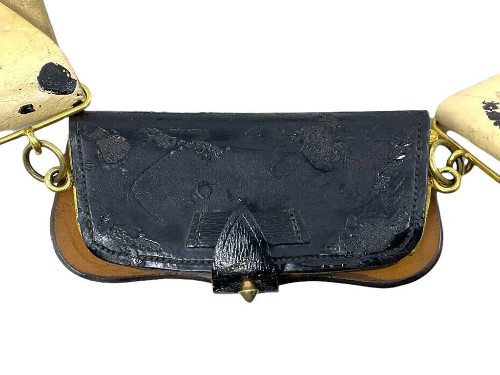 British Canadian Victorian Artillery RA RCA Officers Undress Cross Belt & Pouch British Canadian Victorian Artillery RA RCA Officers Undress Cross Belt & Pouch