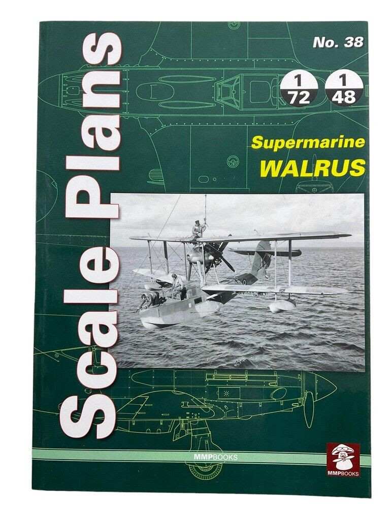 WW2 British RAF Supermarine Walrus Sale Plans 38 Soft Cover Reference Book WW2 British RAF Supermarine Walrus Sale Plans 38 Soft Cover Reference Book