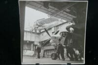 WW2 Canadian RCN Barracuda Torpedo Aircraft on Elevator photograph