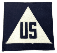 WW2 US Civilian Employees SSI Felt Patch 4.5 x 4.5 Inch