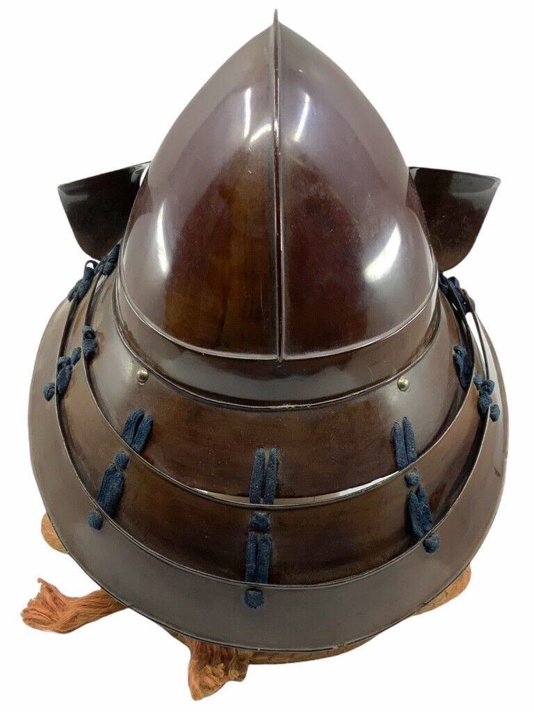 Japanese Japan Samurai Helmet Momonari Kabuto with Hanpo Faceshield 1750-1800 Japanese Japan Samurai Helmet Momonari Kabuto with Hanpo Faceshield 1750-1800