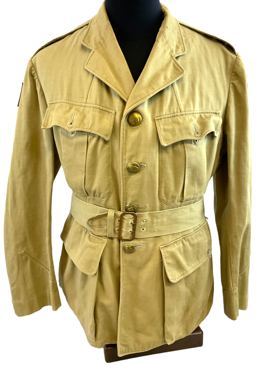 WW2 Canadian Officers 5th Division RCE Engineers Summer Tropical Jacket Tailored WW2 Canadian Officers 5th Division RCE Engineers Summer Tropical Jacket Tailored